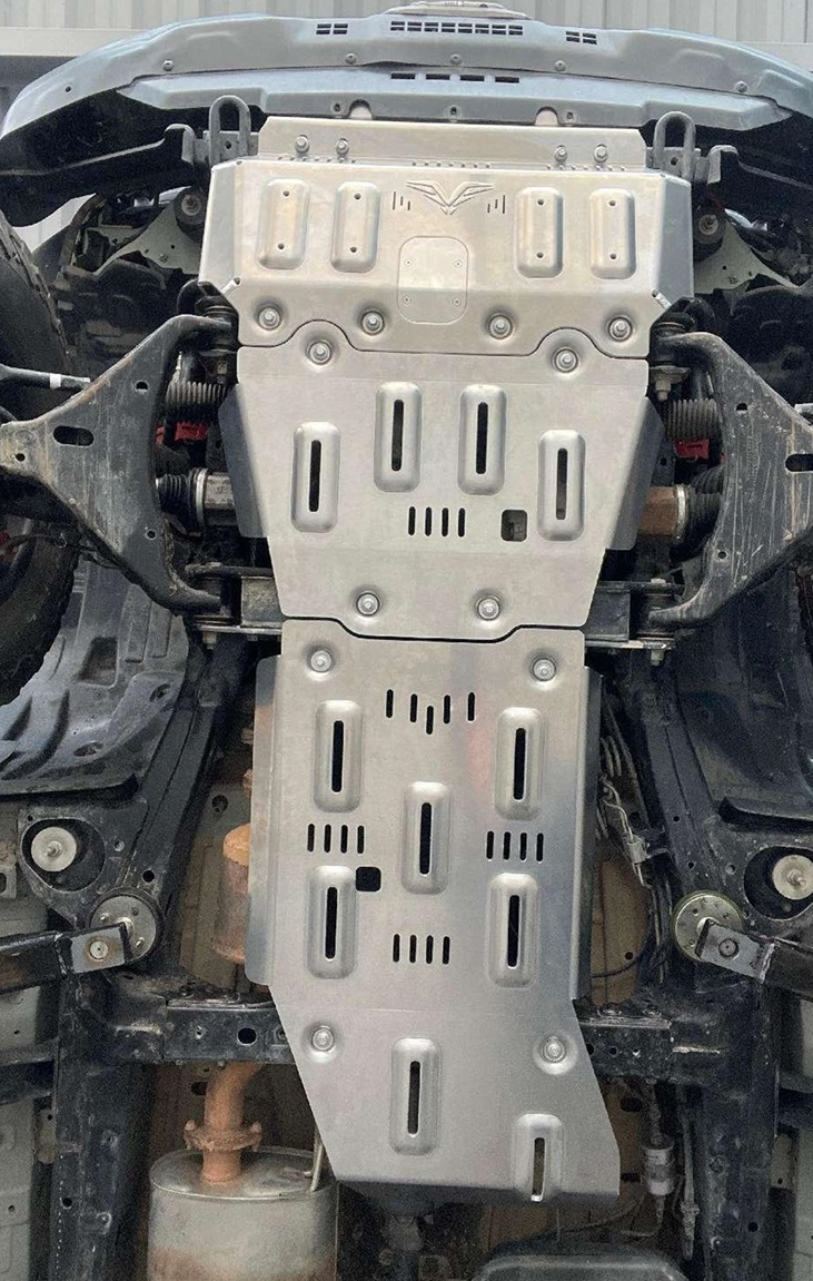 Защита РИФ радиатора, картера, РК, КПП для Tank 300 Off-road version, базовая, алюм. 8 мм Защита РИФ радиатора, картера, РК, КПП для Tank 300 Off-road version, базовая, алюм. 8 мм