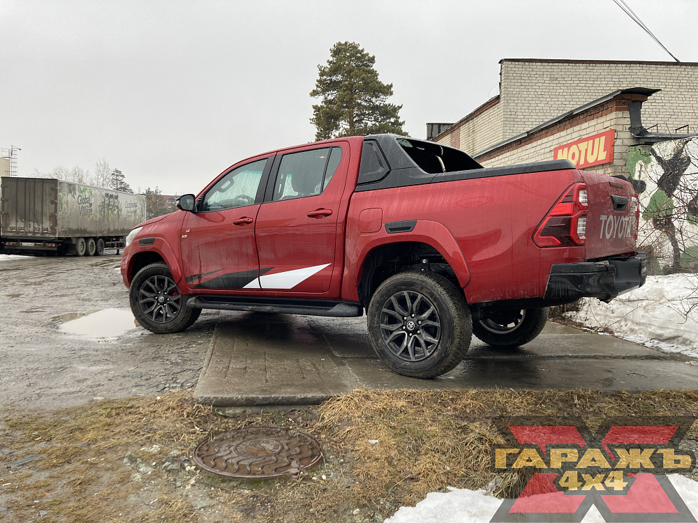 Toyota Hilux установка пневмоподвески