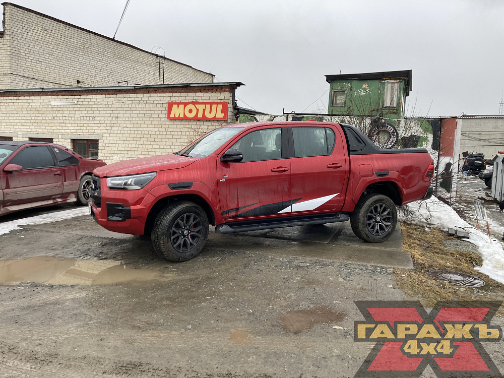 Toyota Hilux установка пневмоподвески